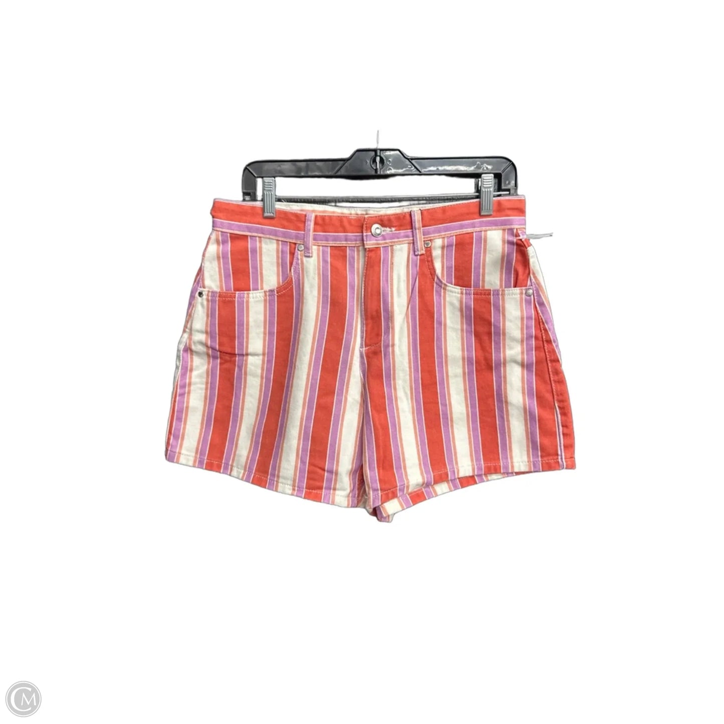 Shorts By Zara In Striped Pattern, Size: 8