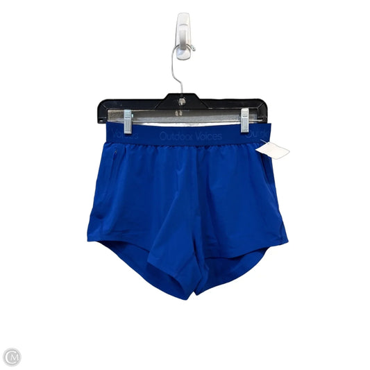 Athletic Shorts By Outdoor Voices In Blue, Size: S