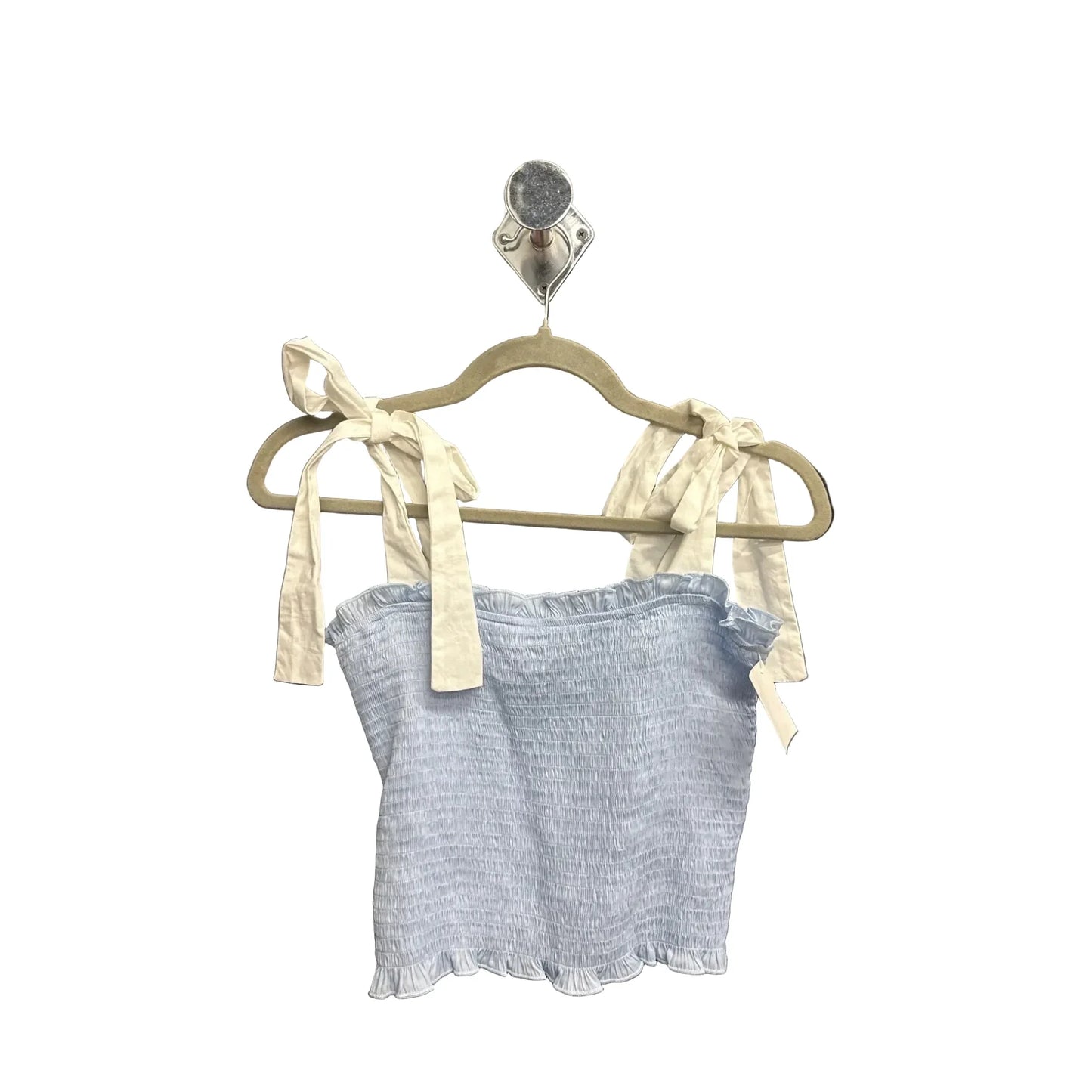 Top Sleeveless By Day + Moon In Blue & White, Size: S