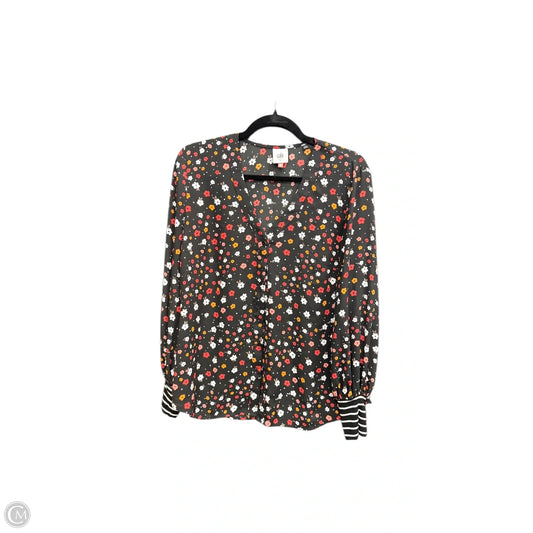 Blouse Long Sleeve By Cabi In Black, Size: S