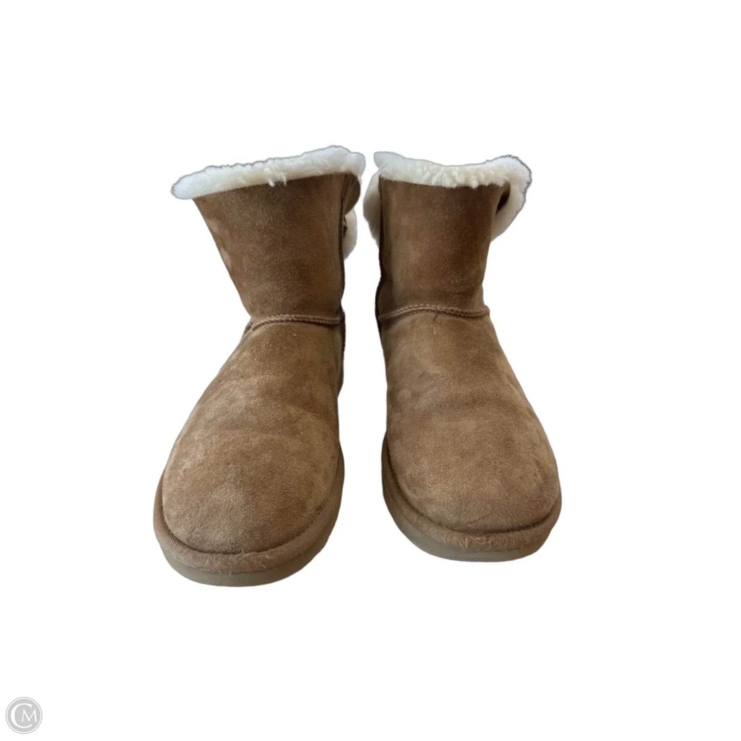 Boots Designer By Ugg In Brown, Size: 10
