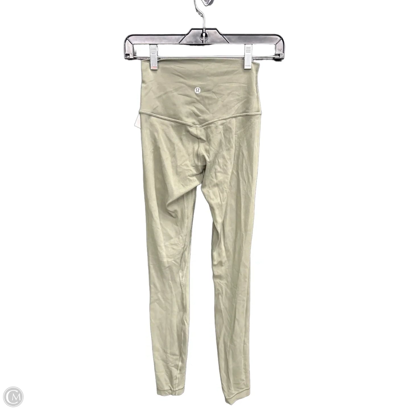 Athletic Leggings By Lululemon In Green, Size: 2