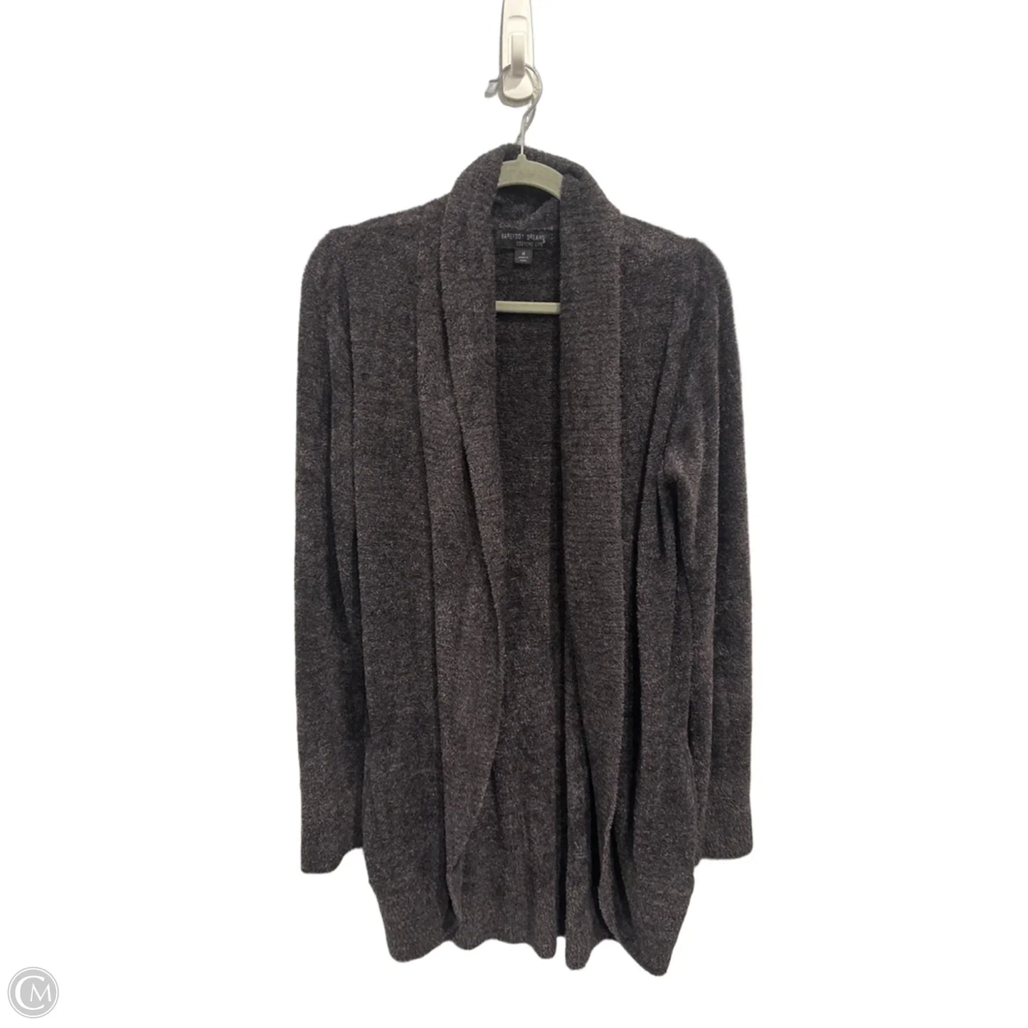 Sweater Cardigan By Barefoot Dreams In Grey, Size: M