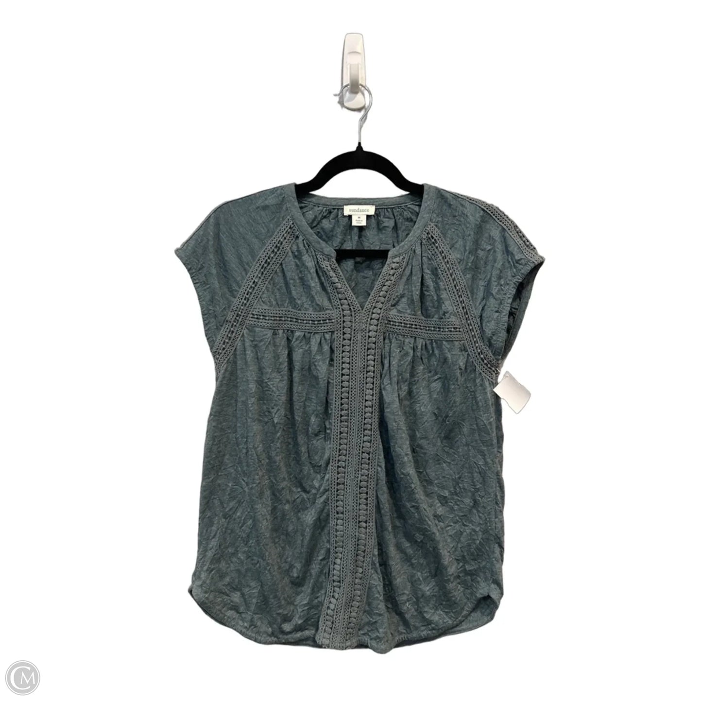 Top Short Sleeve By Sundance In Blue, Size: M