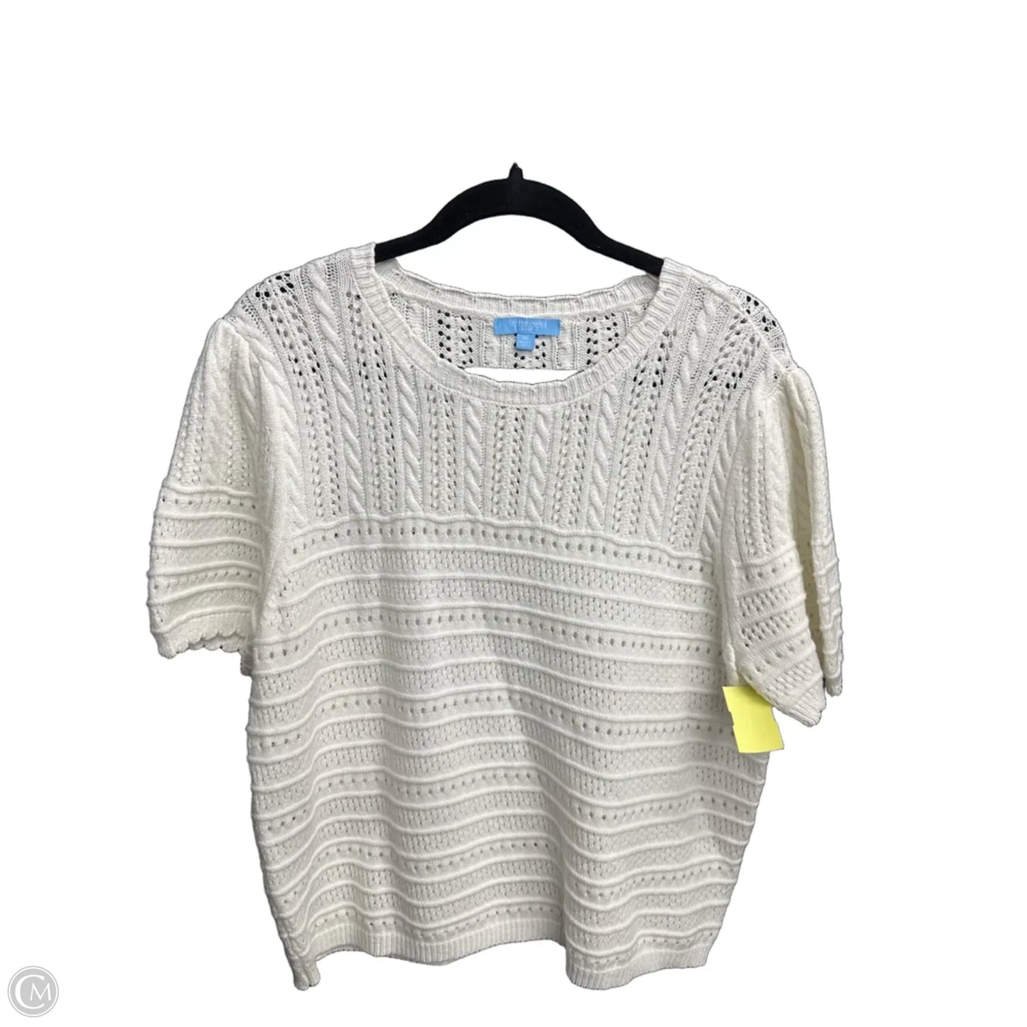 Top Short Sleeve By Draper James In White, Size: Xl