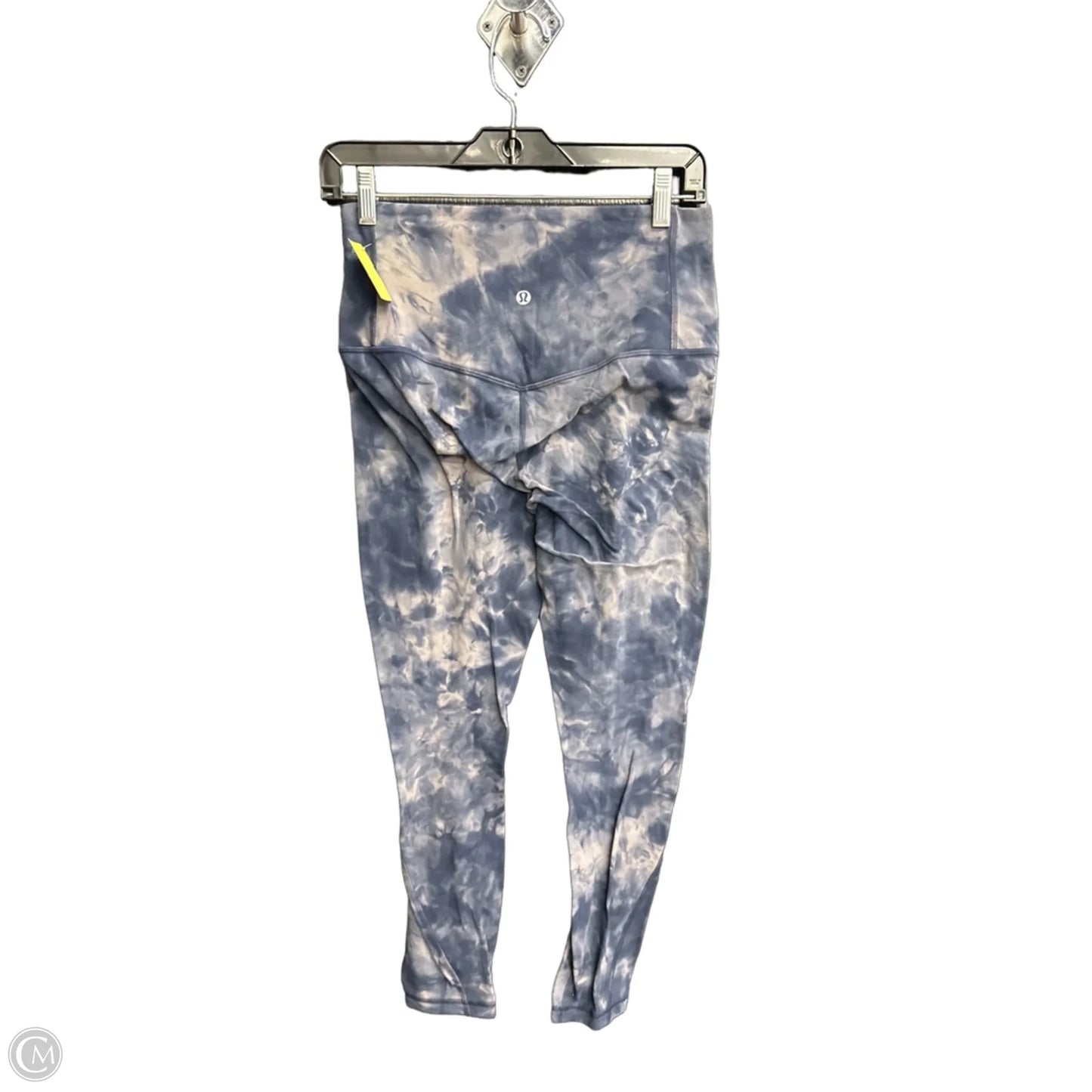 Athletic Leggings By Lululemon In Tie Dye Print, Size: 8