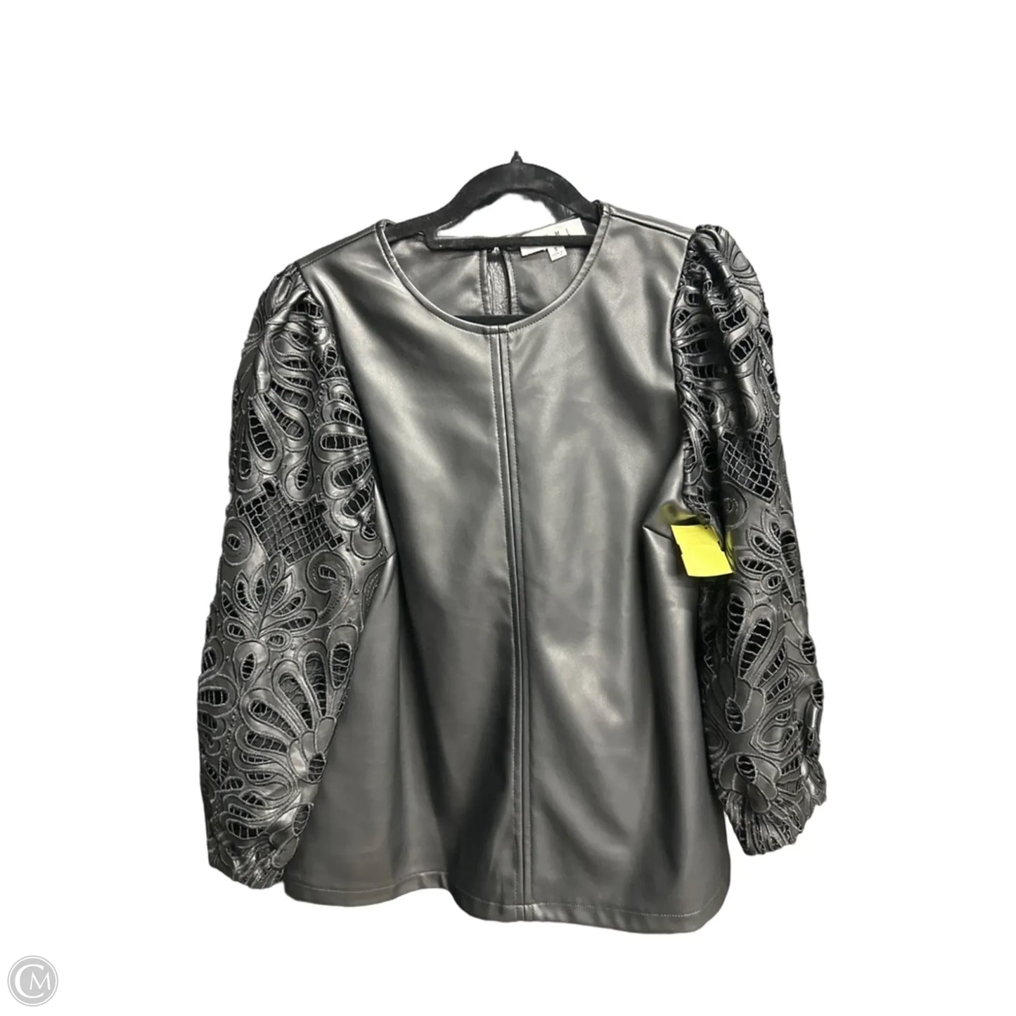 Blouse 3/4 Sleeve By Thml In Black, Size: S
