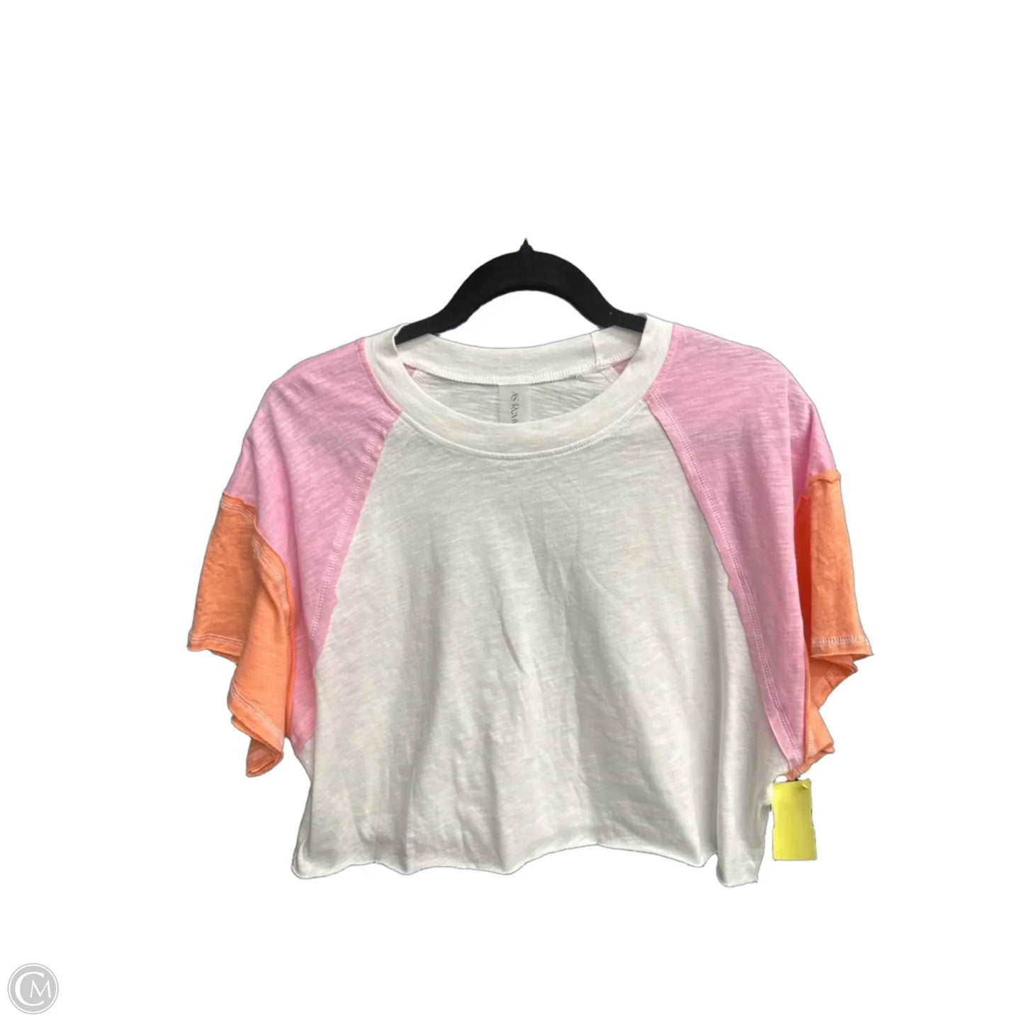 Top Short Sleeve By As Revival In Orange & Pink, Size: Xs