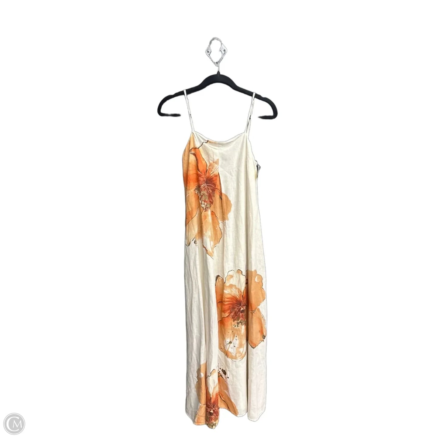 Dress Casual Maxi By Calypso St Barth In Orange & Tan, Size: S