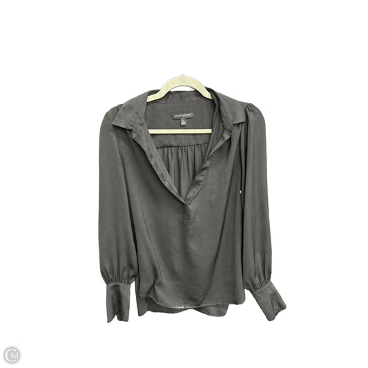 Blouse Long Sleeve By Banana Republic In Black, Size: S