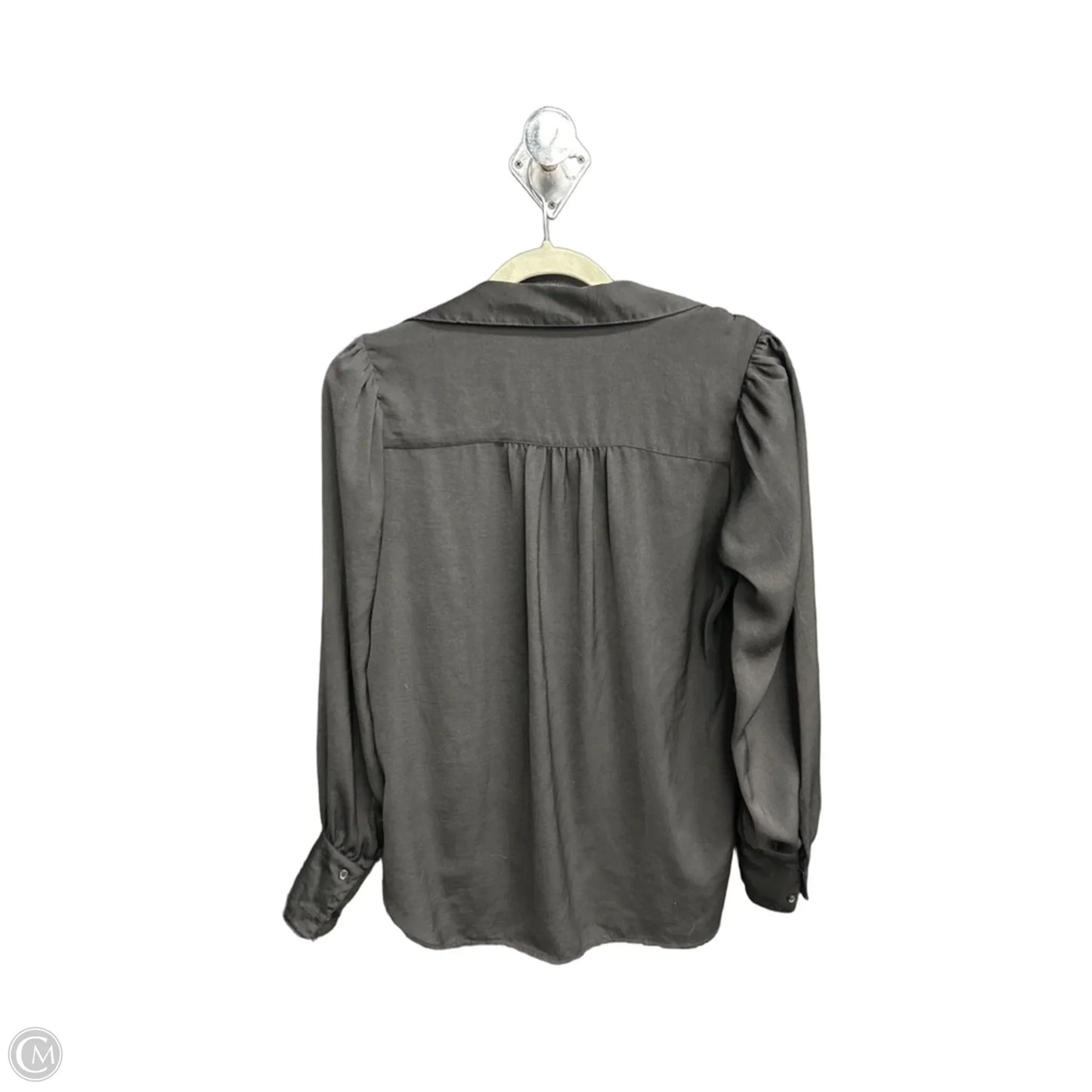 Blouse Long Sleeve By Banana Republic In Black, Size: S