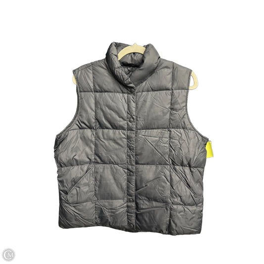 Vest Puffer & Quilted By Lands End In Black, Size: L
