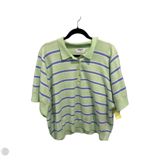 Top Short Sleeve By Old Navy In Blue & Green, Size: 3x