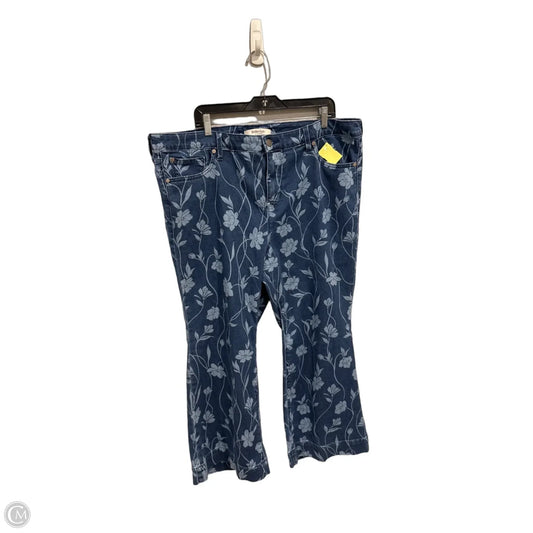 Jeans Wide Leg By Torrid In Blue Denim, Size: 18