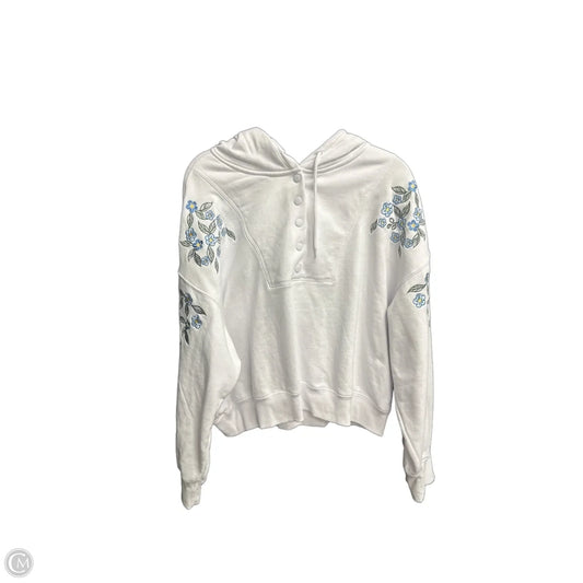 Sweatshirt Hoodie By Simply Southern In White, Size: Xxl