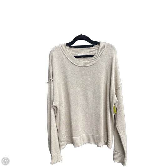 Sweater By Max Studio In Cream, Size: L