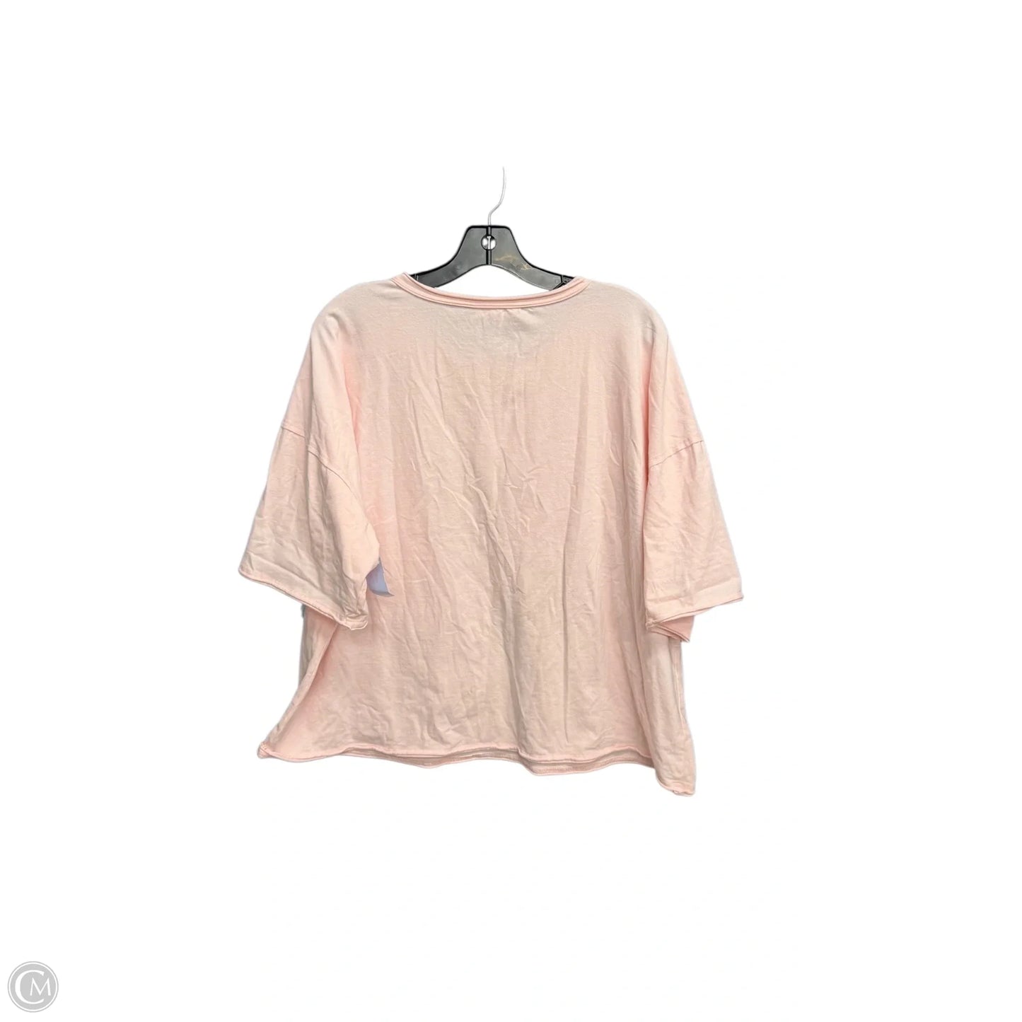 Top Short Sleeve By Clothes Mentor In Pink, Size: M