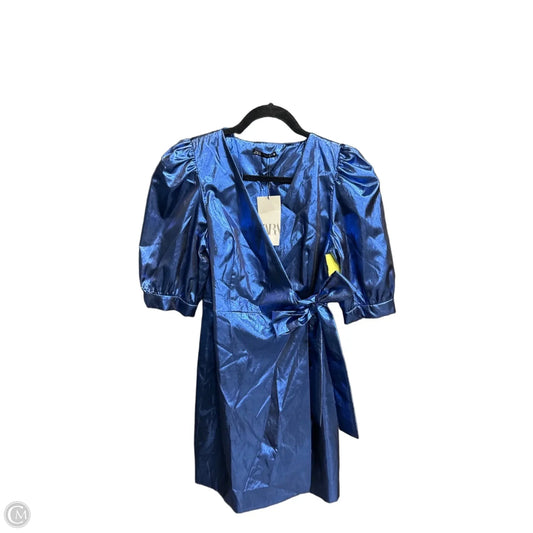 Dress Party Short By Zara In Blue, Size: M