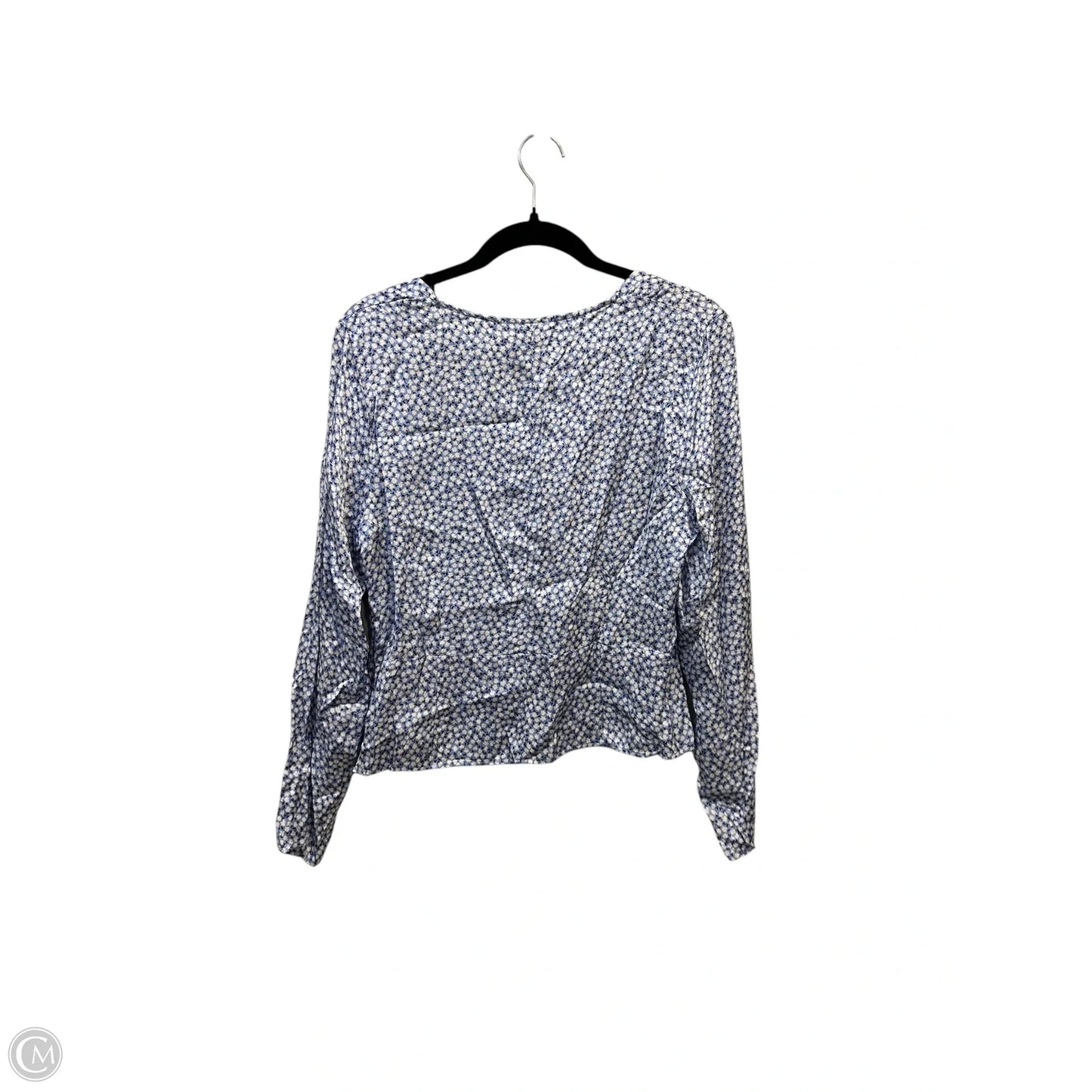 Top Long Sleeve By H&m In Floral Print, Size: L