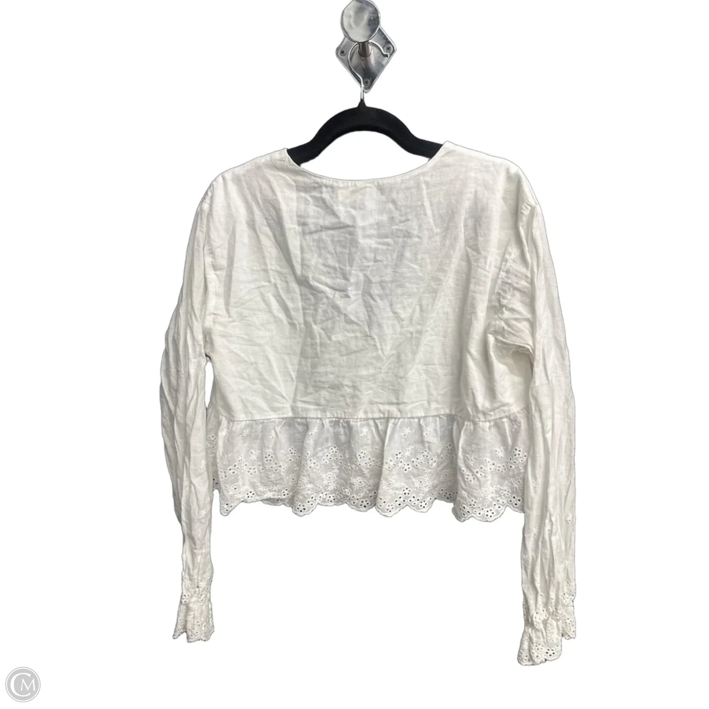Top Long Sleeve By Altard State In White, Size: M