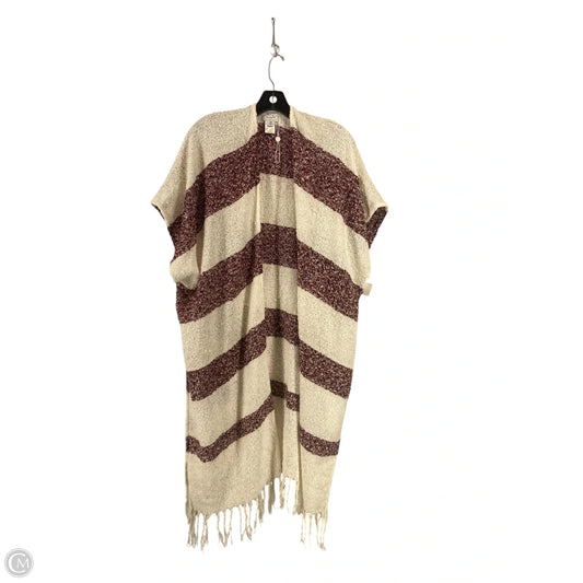 Shawl By Mudpie In Cream & Red, Size: Osfm
