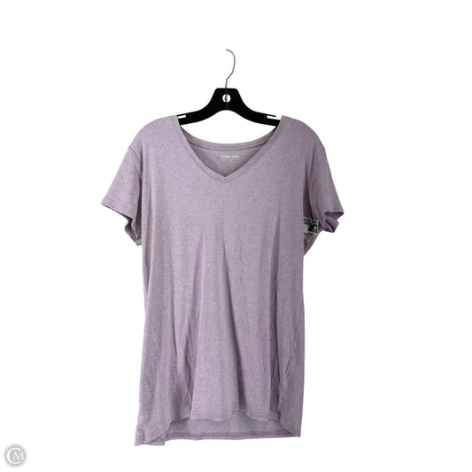Top Short Sleeve Basic By Kirkland In Purple, Size: Xxl