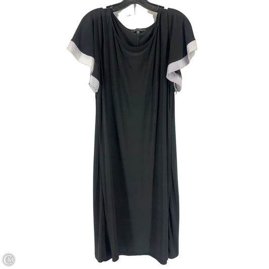 Dress Work By Tahari In Black, Size: 2x