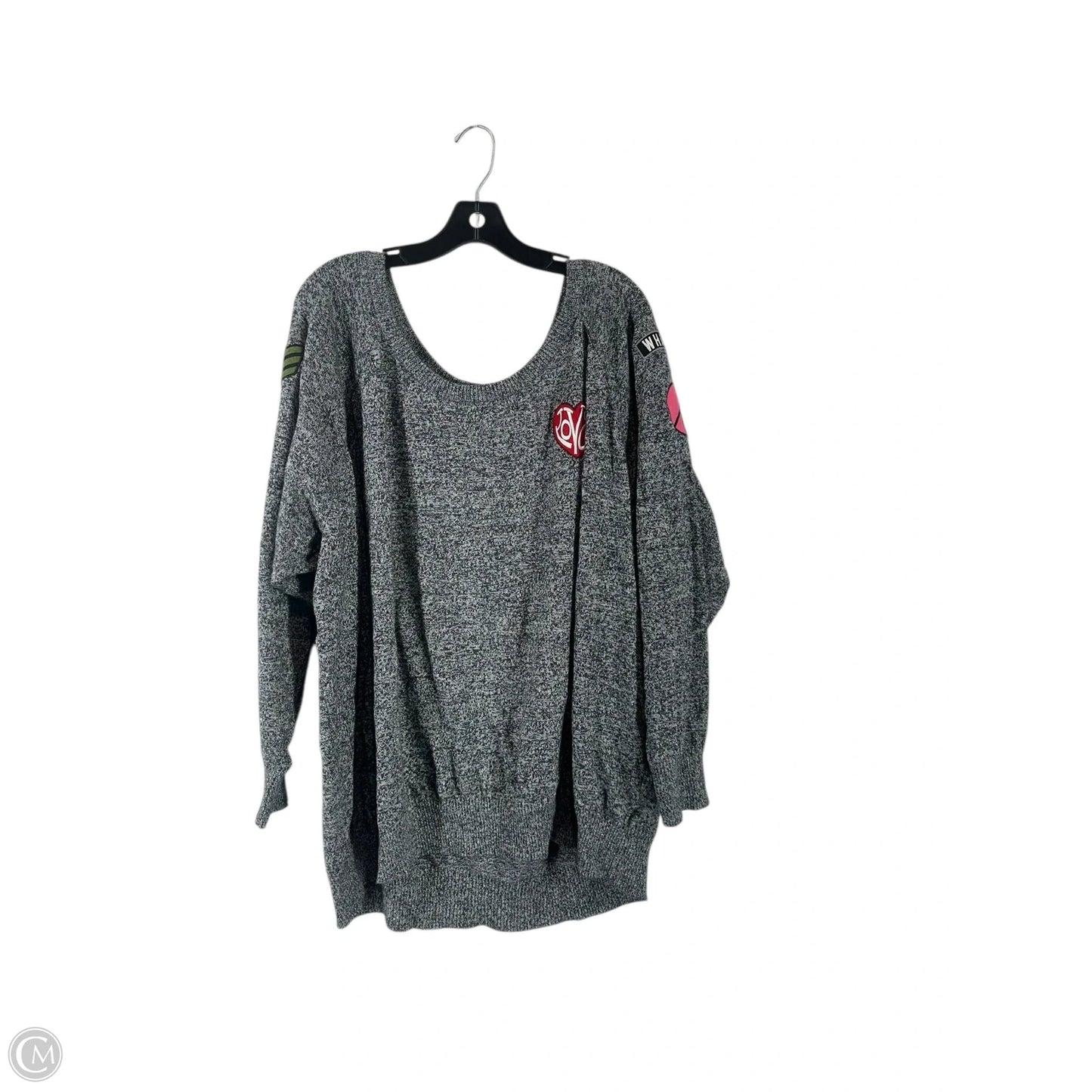 Sweater By Torrid In Grey, Size: 5