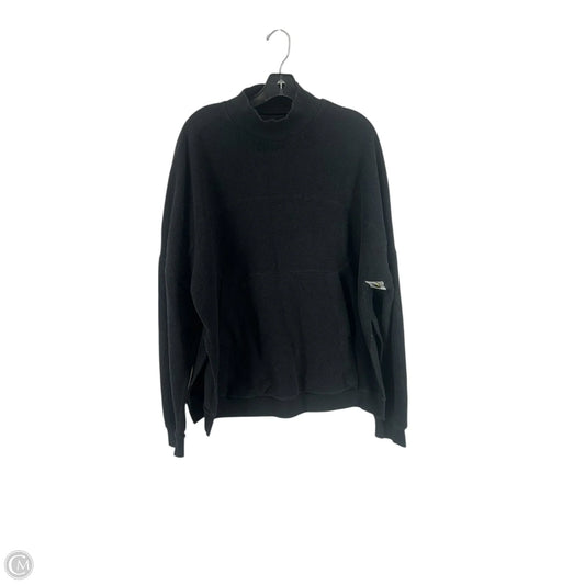 Sweatshirt Collar By Alo In Black, Size: L