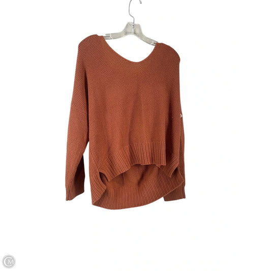 Sweater By Lucky Brand In Brown, Size: L