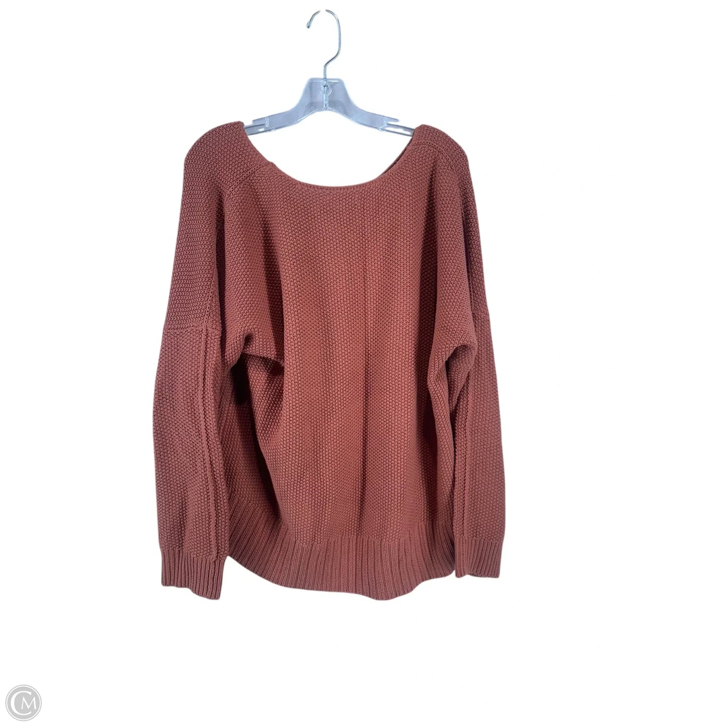 Sweater By Lucky Brand In Brown, Size: L