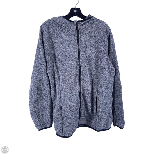 Sweatshirt Hoodie By Tek Gear In Grey, Size: 1x