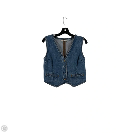 Vest Other By Abercrombie And Fitch In Blue Denim, Size: S