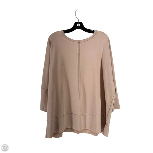 Sweatshirt Crewneck By Spanx In Tan, Size: M