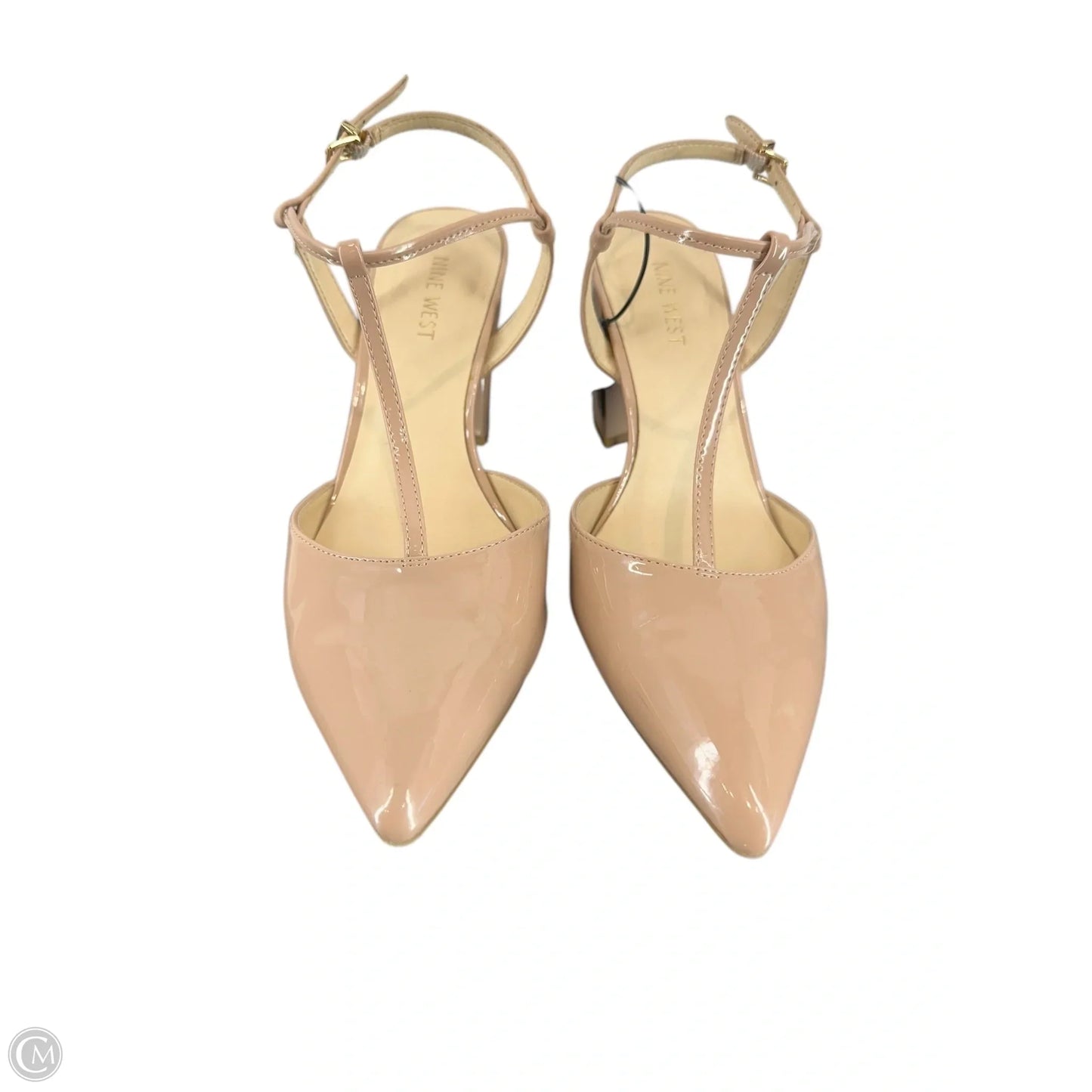 Shoes Heels Block By Nine West In Tan, Size: 9.5