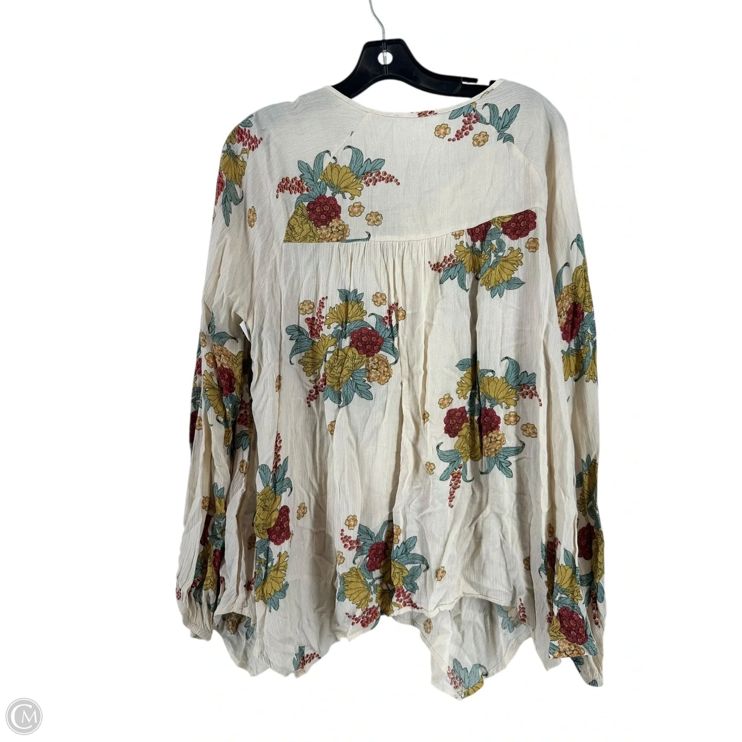 Top Long Sleeve By Coco + Jaimeson In Floral Print, Size: L