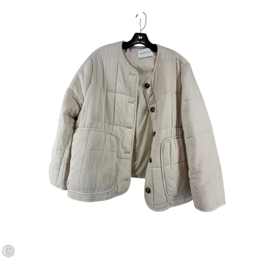 Jacket Puffer & Quilted By Mustard Seed In Maroon, Size: M