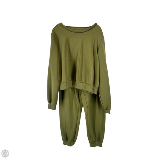 Pants Set 2pc By Clothes Mentor In Green, Size: 2x