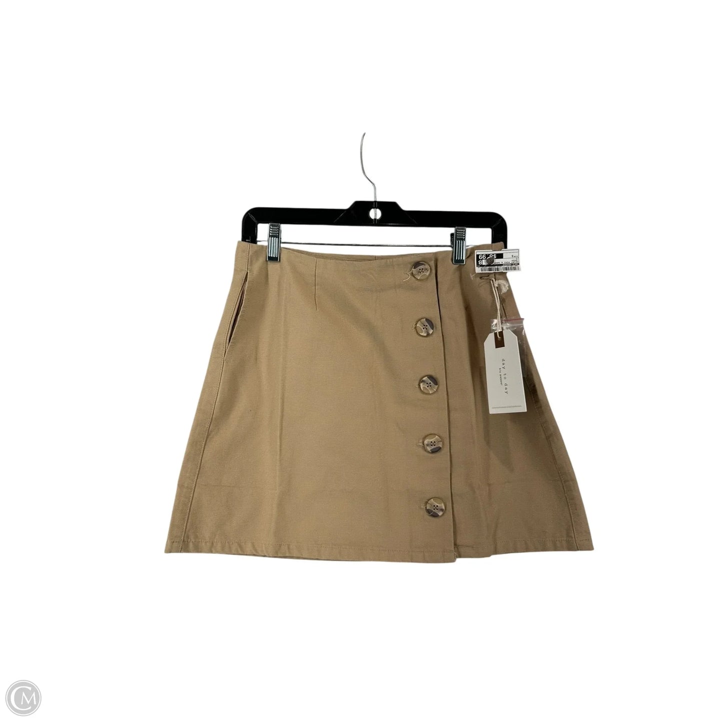 Skirt Mini & Short By Blu Pepper In Brown, Size: S