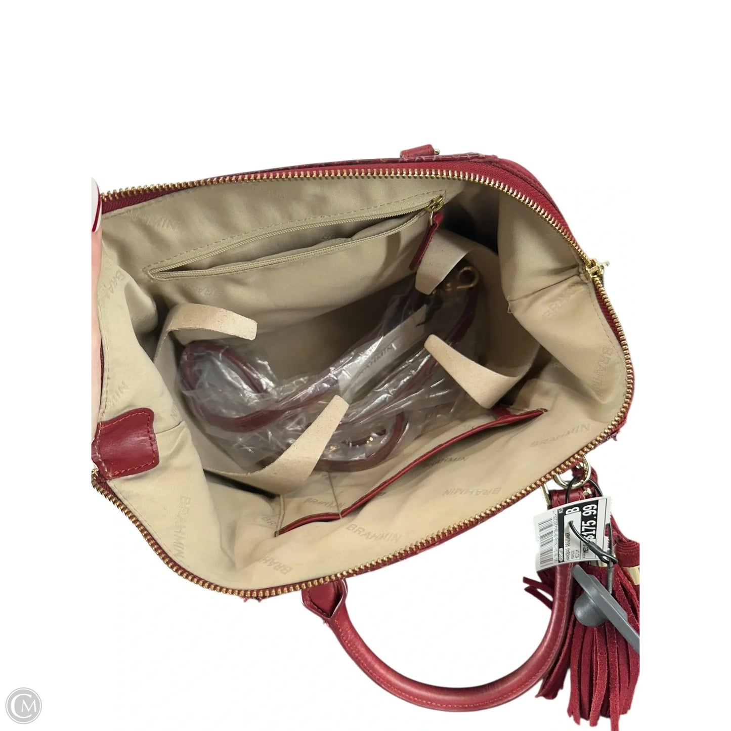 Handbag Designer By Brahmin, Size: Medium