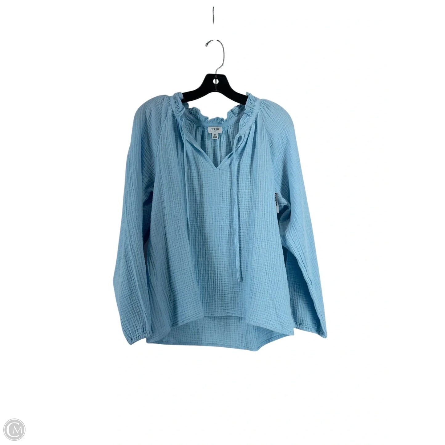 Top Long Sleeve By J. Crew In Blue, Size: M