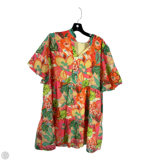 Dress Casual Midi By Thml In Floral Print, Size: 3x