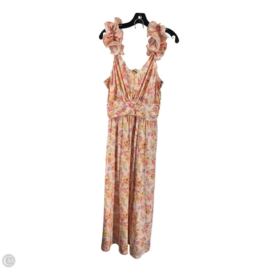 Dress Casual Maxi By Grace Karin In Floral Print, Size: 2x