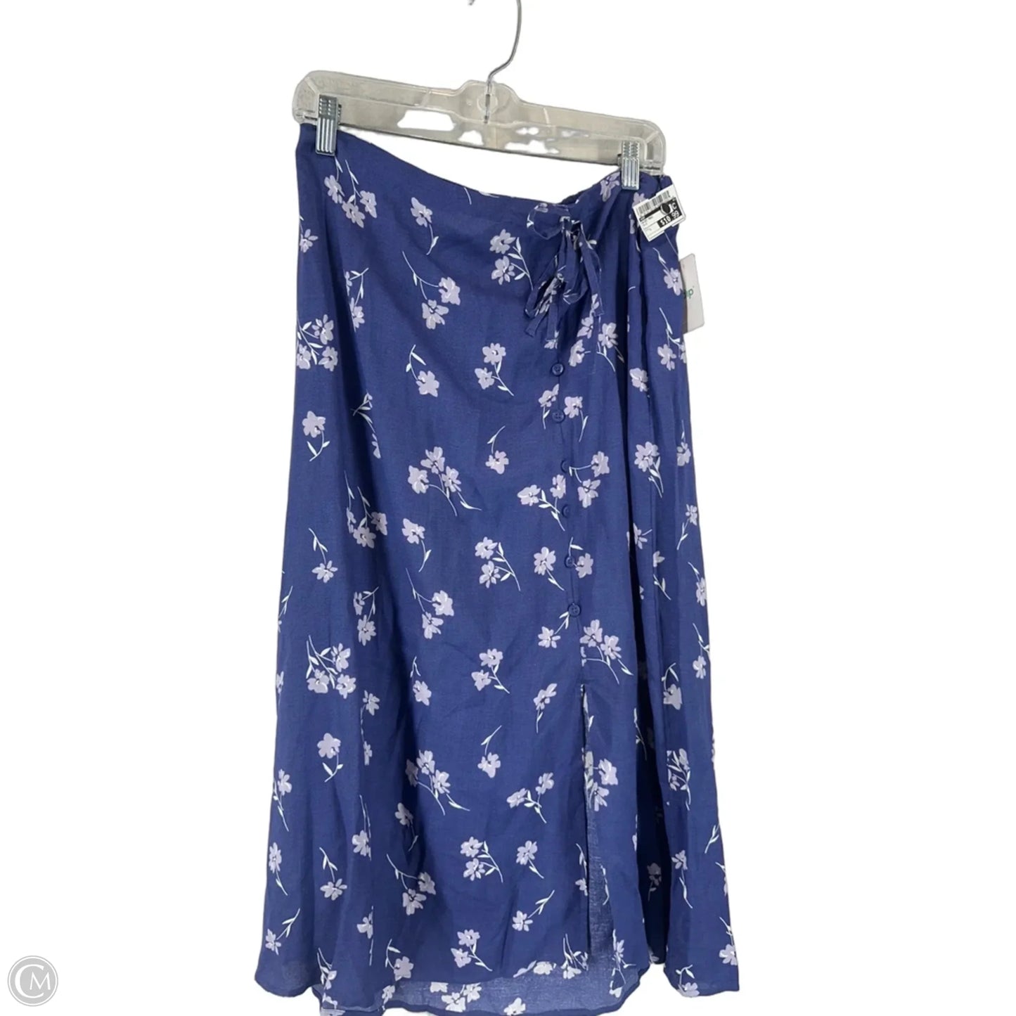 Skirt Maxi By Dip In Blue, Size: L