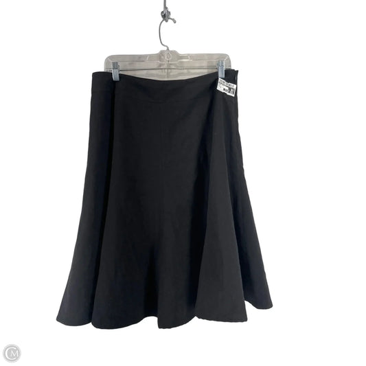 Skirt Midi By Zac And Rachel In Black, Size: 14