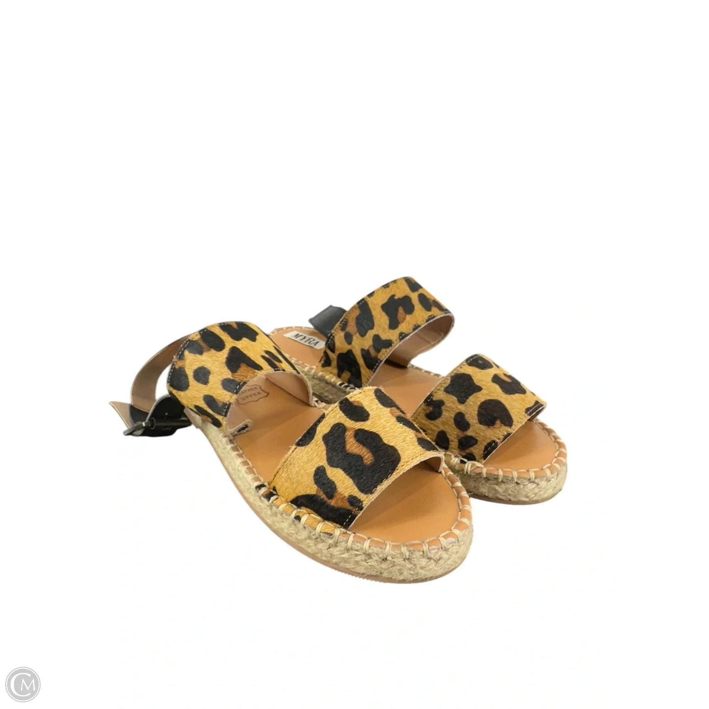 Sandals Flats By Myra In Animal Print, Size: 9