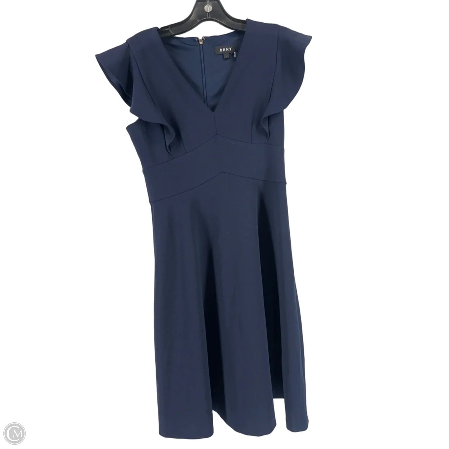 Dress Work By Dkny In Navy, Size: 4