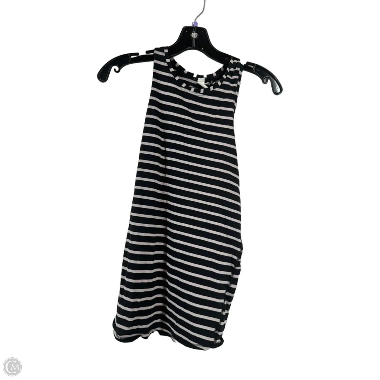 Athletic Tank Top By Lululemon In Black & White, Size: 4