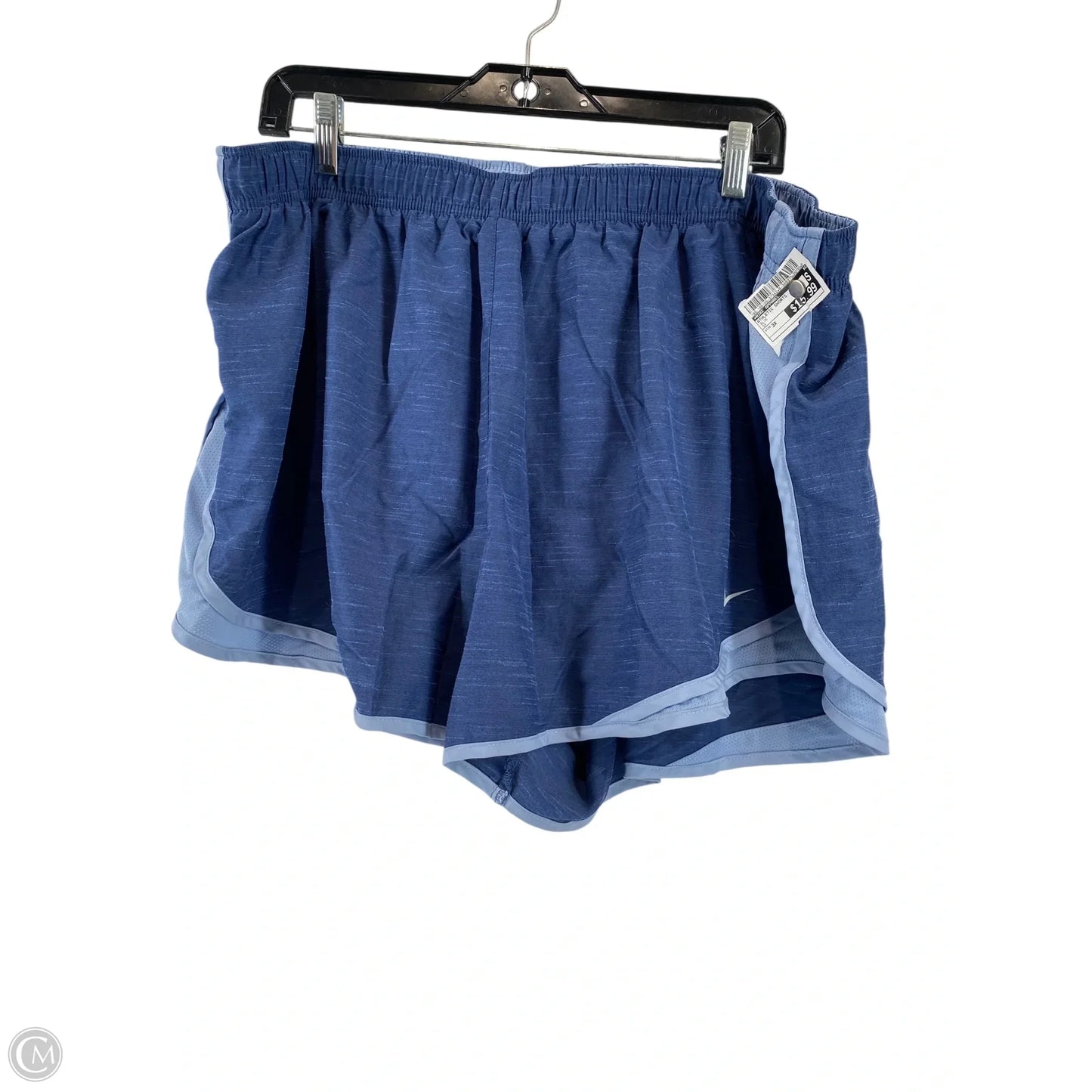 Athletic Shorts By Nike Apparel In Blue, Size: 3x