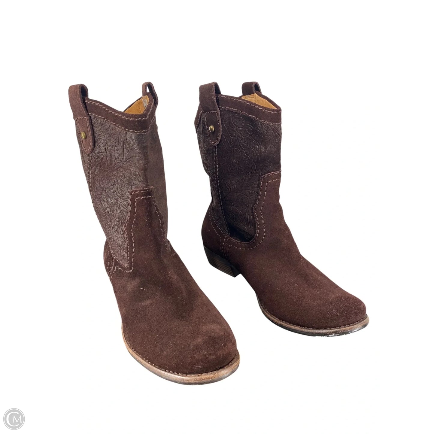 Boots Western By Fossil In Brown, Size: 9